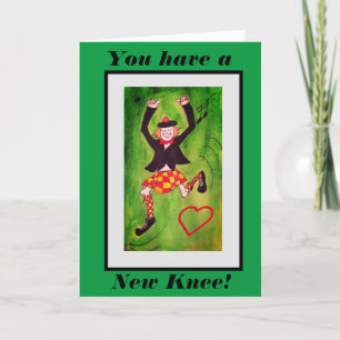 New Knee Highland dancer card