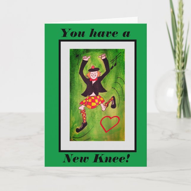 New Knee Highland dancer card (Front)
