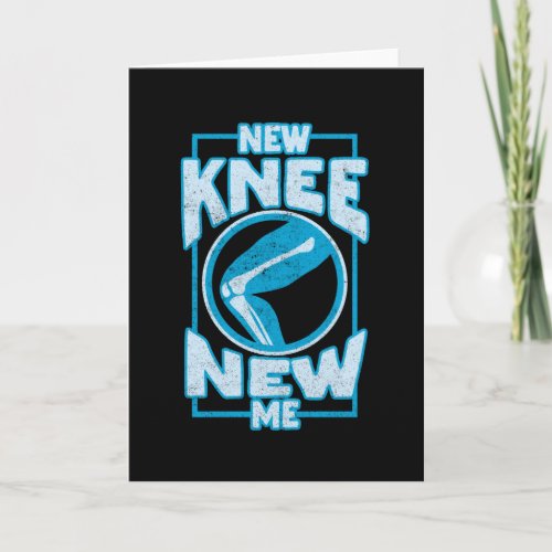 New Knee New Me Knee Replacement Card
