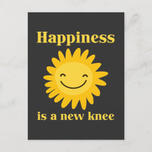 New Knee Replacement Funny Surgery Recovery Gift Postcard