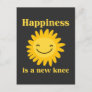 New Knee Replacement Funny Surgery Recovery Gift Postcard