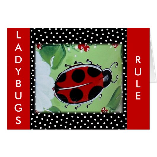 New Lady- Bugs Cards (Front Horizontal)