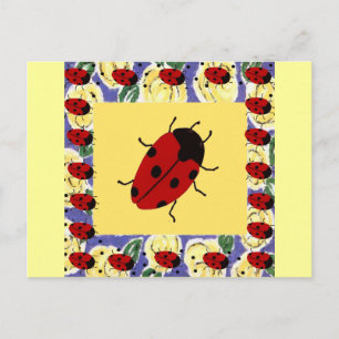 New Lady Bugs Postcard