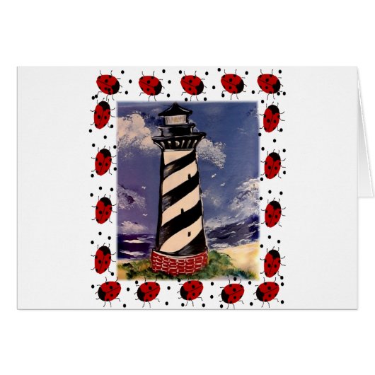 New Ladybug Lighthouse Cards (Front Horizontal)