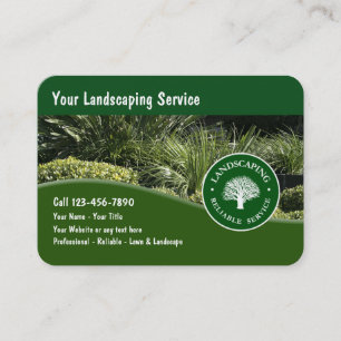 New Landscaping Business Cards