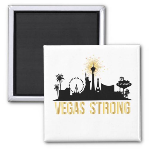 New Las Vegas Strong For Men Women and Youth T_Shi Magnet