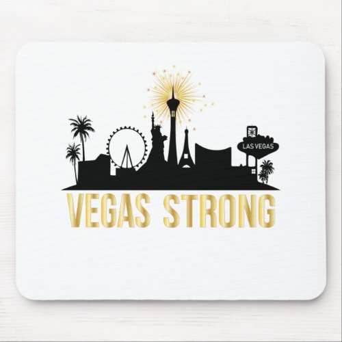 New Las Vegas Strong For Men Women and Youth T_Shi Mouse Pad