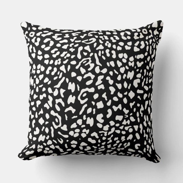 New Leopard Texture 10 Throw Pillow (Front)
