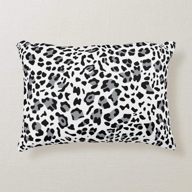 New Leopard Texture 4 Accent Pillow (Front)