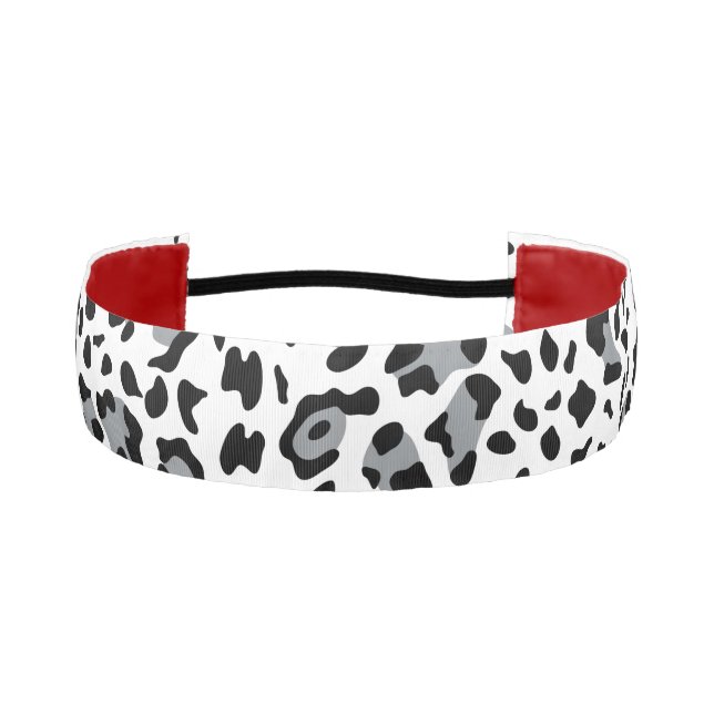 New Leopard Texture 4 Athletic Headband (Front)