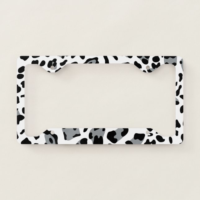 New Leopard Texture 4 License Plate Frame (Front)