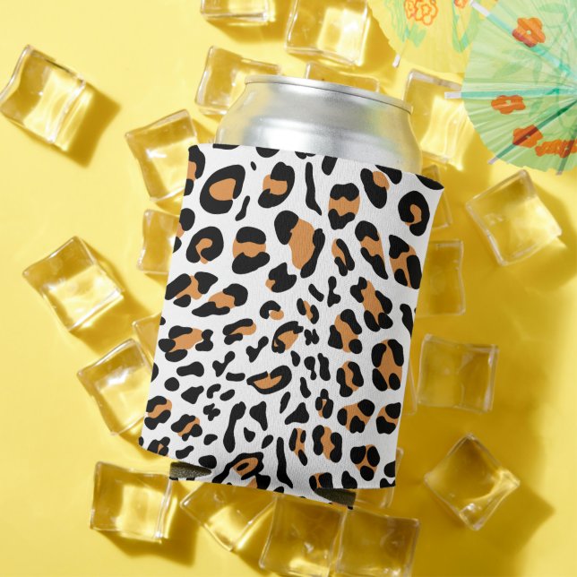 New Leopard Texture 5 Can Cooler (In Situ Summer)