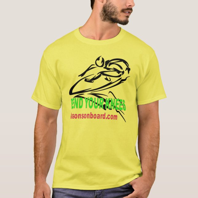 New "Lessons on Board" Origional Logo T-Shirt (Front)