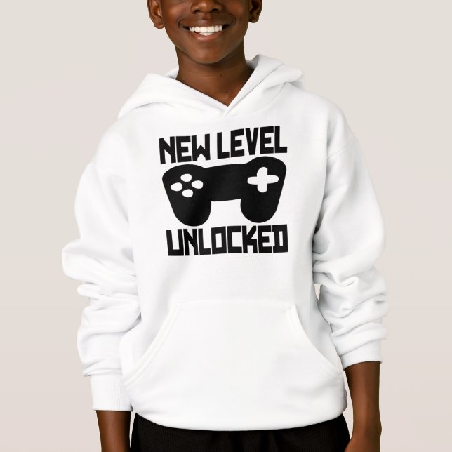 NEW LEVEL UNLOCKED. HOODIE (Front)