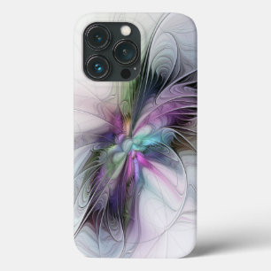 New Life, Colorful Abstract Fractal Art Fantasy iPhone 13 Pro Case