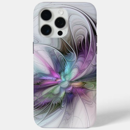 New Life Colorful Abstract Fractal Art Fantasy iPhone 15 Pro Max Case