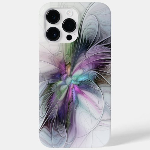 New Life Colorful Abstract Fractal Art Fantasy Case_Mate iPhone 14 Pro Max Case