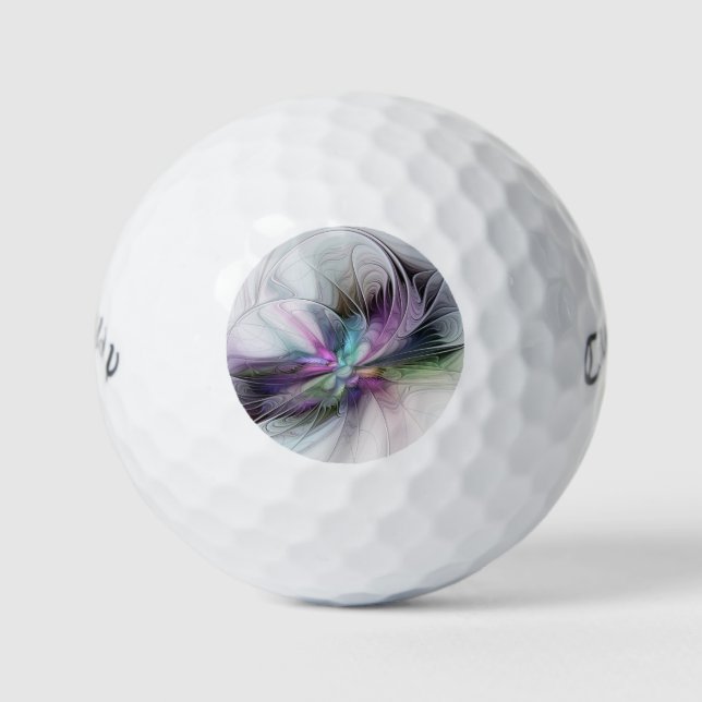 New Life, Colorful Abstract Fractal Art Fantasy Golf Balls (Front)
