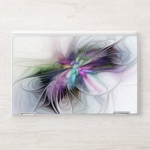 New Life Colorful Abstract Fractal Art Fantasy HP Laptop Skin