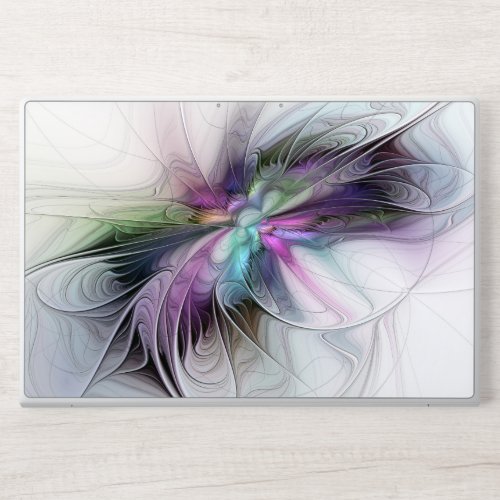 New Life Colorful Abstract Fractal Art Fantasy HP Laptop Skin