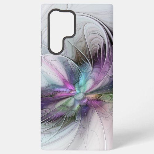 New Life Colorful Abstract Fractal Art Fantasy Samsung Galaxy S22 Ultra Case