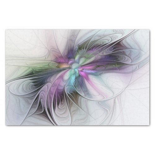 New Life Colorful Abstract Fractal Art Fantasy Tissue Paper