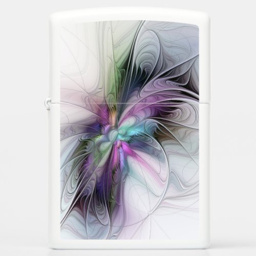 New Life Colorful Abstract Fractal Art Fantasy Zippo Lighter