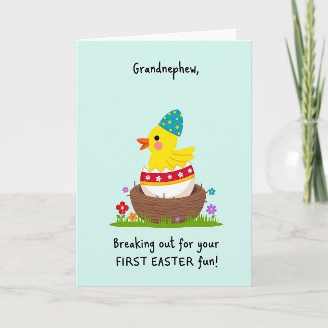 New Little Bird Celebration Card (Front)
