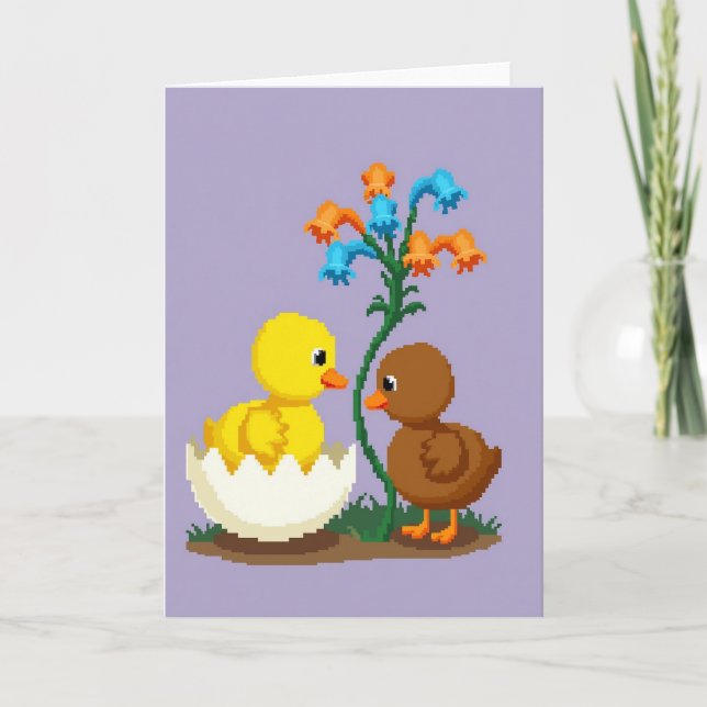 New Little Friends Cute Card (Front)