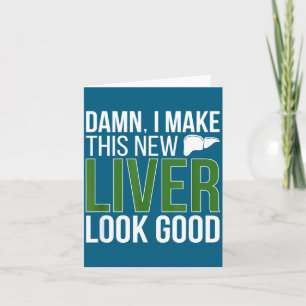 New Liver Transplant Survivor Surgery Design Card