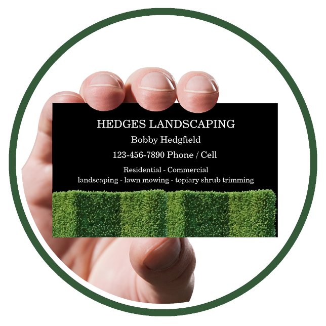 New Local Landscaping Services Business cards (Creator Uploaded)