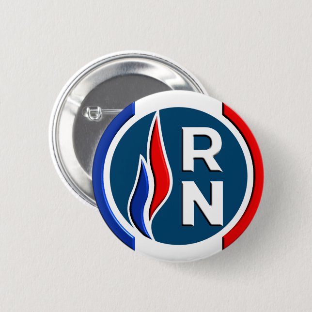 NEW LOGO RN 3D Badge Button (Front & Back)