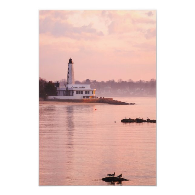 New London Harbor Light Photo Print (Front)