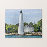 New London Harbor Lighthouse Connecticut Puzzle<br><div class="desc">New London Harbor Lighthouse, Connecticut Jigsaw Puzzle</div>