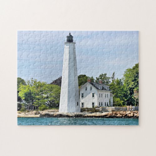 New London Harbor Lighthouse Connecticut Puzzle