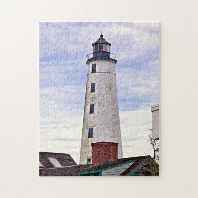 New London Harbor Lighthouse Connecticut Puzzle (Vertical)