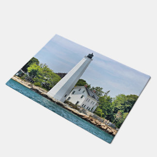 New London Harbor Lighthouse, CT Door Mat