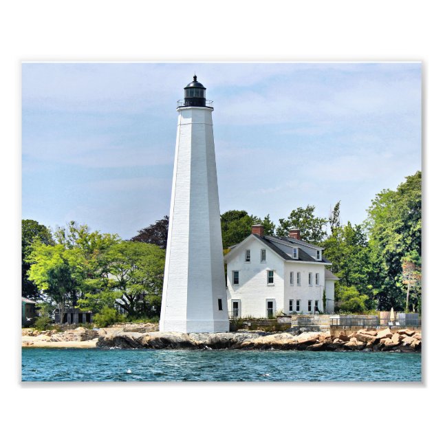 New London Harbor Lighthouse, CT Photo Print (Front)