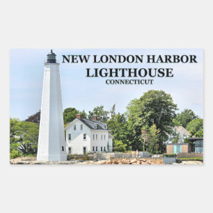 New London Harbor Lighthouse, CT Stickers