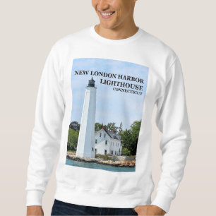 New London Harbor Lighthouse, CT Sweatshirt