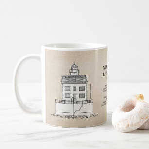 New London Ledge Lighthouse - Connecticut - SBD Coffee Mug
