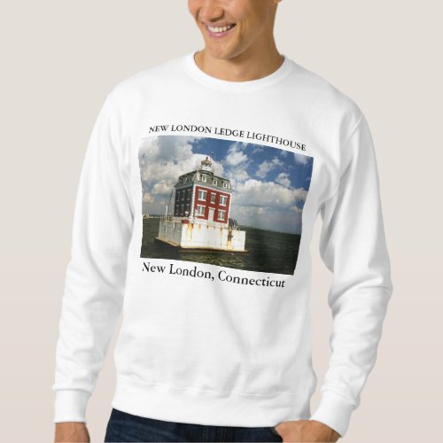 New London Ledge Lighthouse Connecticut Sweatshirt