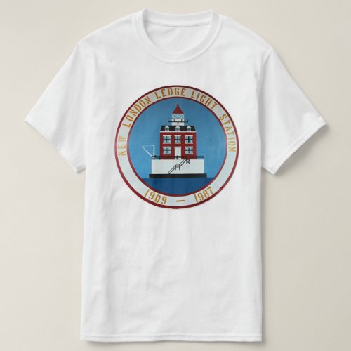 New London Ledge Lighthouse Connecticut T_Shirt