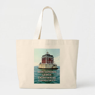 New London Ledge Lighthouse, Connecticut Tote Bag