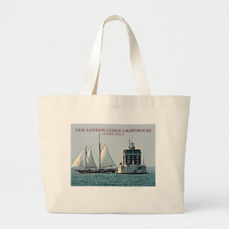 New London Ledge Lighthouse, Connecticut Tote Bag