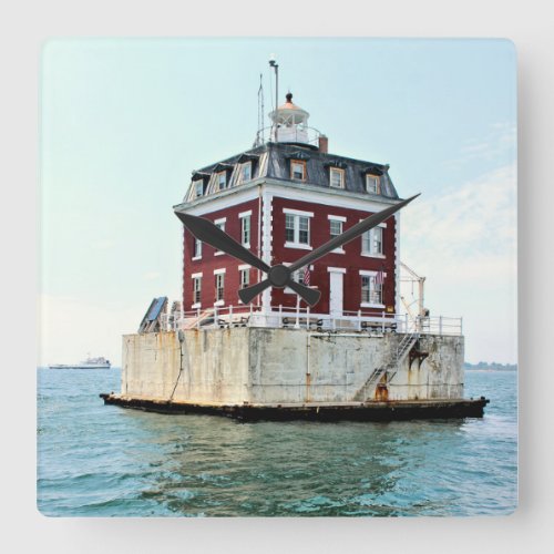 New London Ledge Lighthouse Connecticut Wall Clock