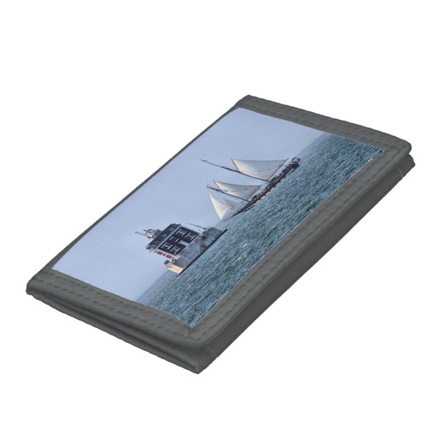 New London Ledge Lighthouse, Connecticut Wallet (Bottom)