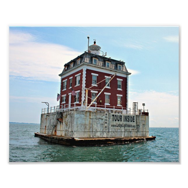 New London Ledge Lighthouse, CT Photo Print (Front)