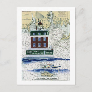 New London Ledge Postcard