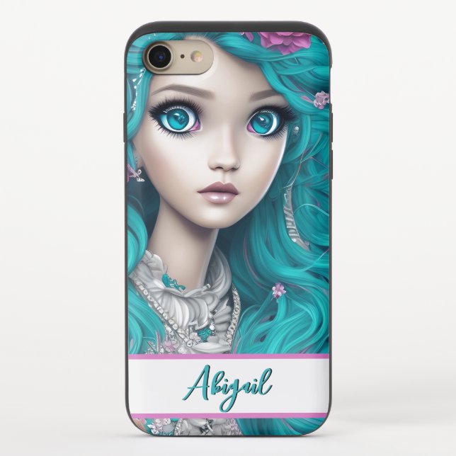 New London Princess Anime Girl Japanese Animation  Uncommon iPhone Case (Back)